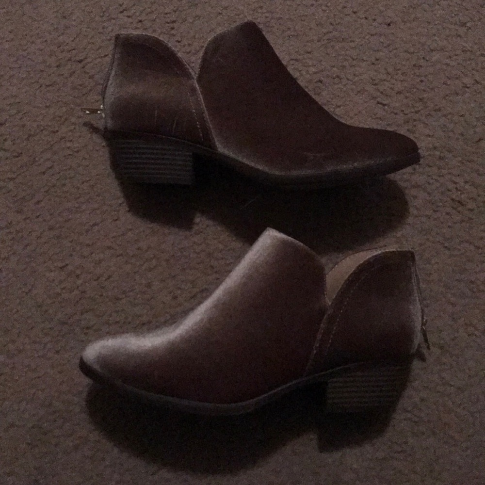Velvet Booties
